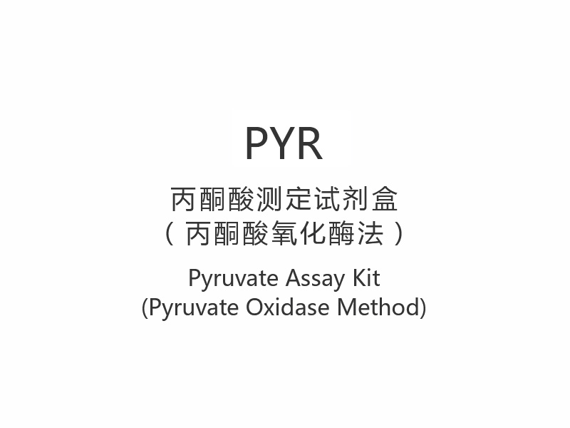 【PYR】Набор для анализа пирувата (метод пируватоксидазы)